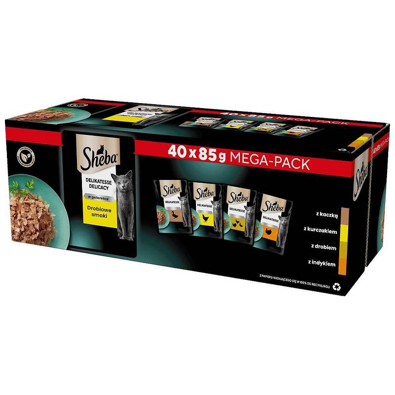 Sheba Delicacy Piletina izbor vrećica 40 x 85 g