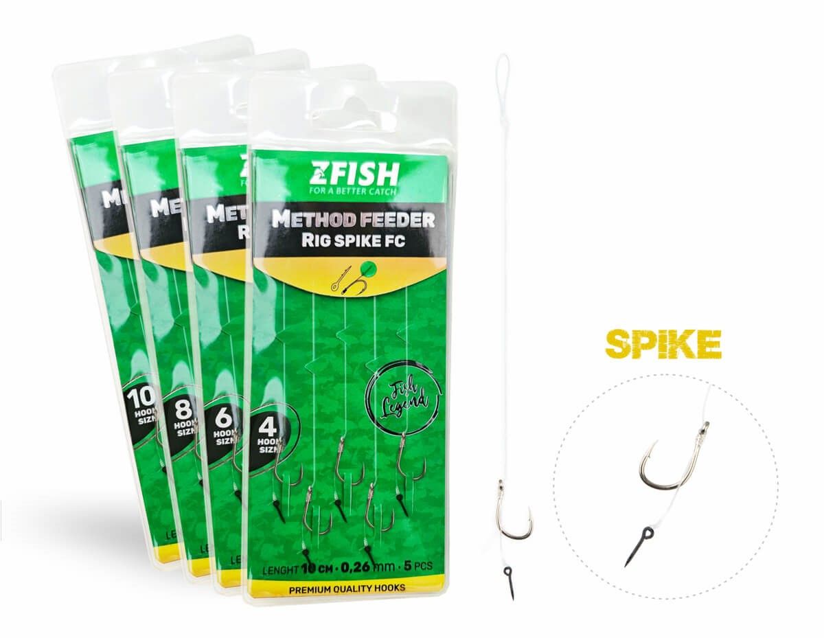 ZFISH Method Feeder Rig Spike FC 10 cm / size 8