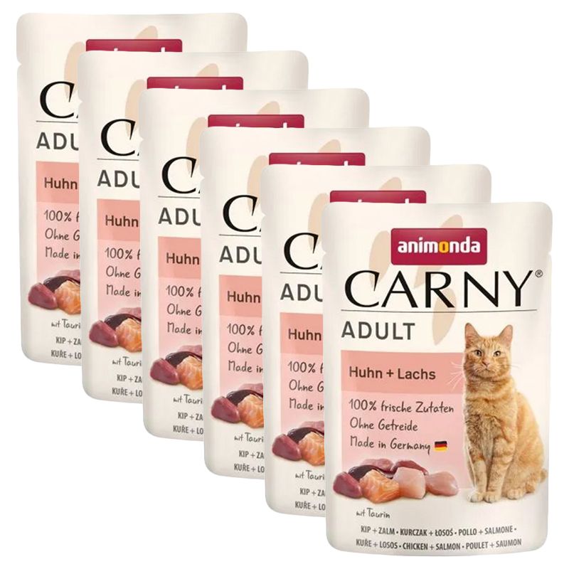 Animonda Carny Adult - piletina i losos 6 x 85 g
