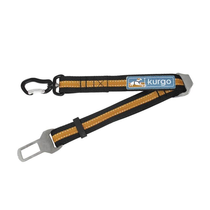 Kurgo Direct to Seat Belt Swivel Tether Narančasta