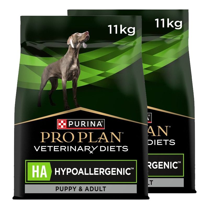 Purina Pro Plan Veterinary Diets Canine - HA Hypoallergenic 2 x 11 kg