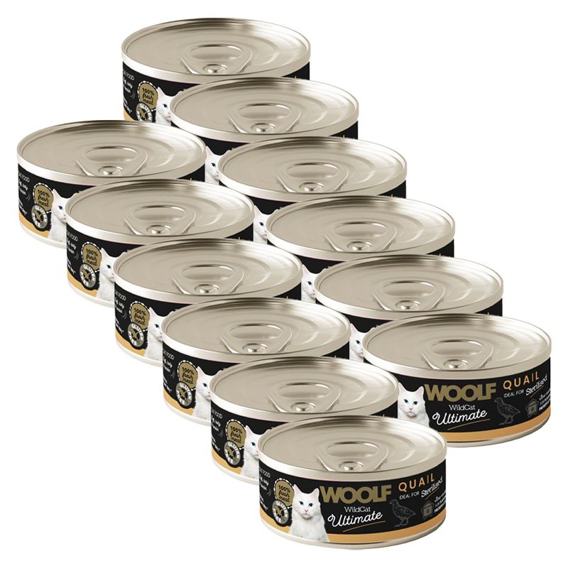 WOOLF WildCat Ultimate Quail Pate 85 g