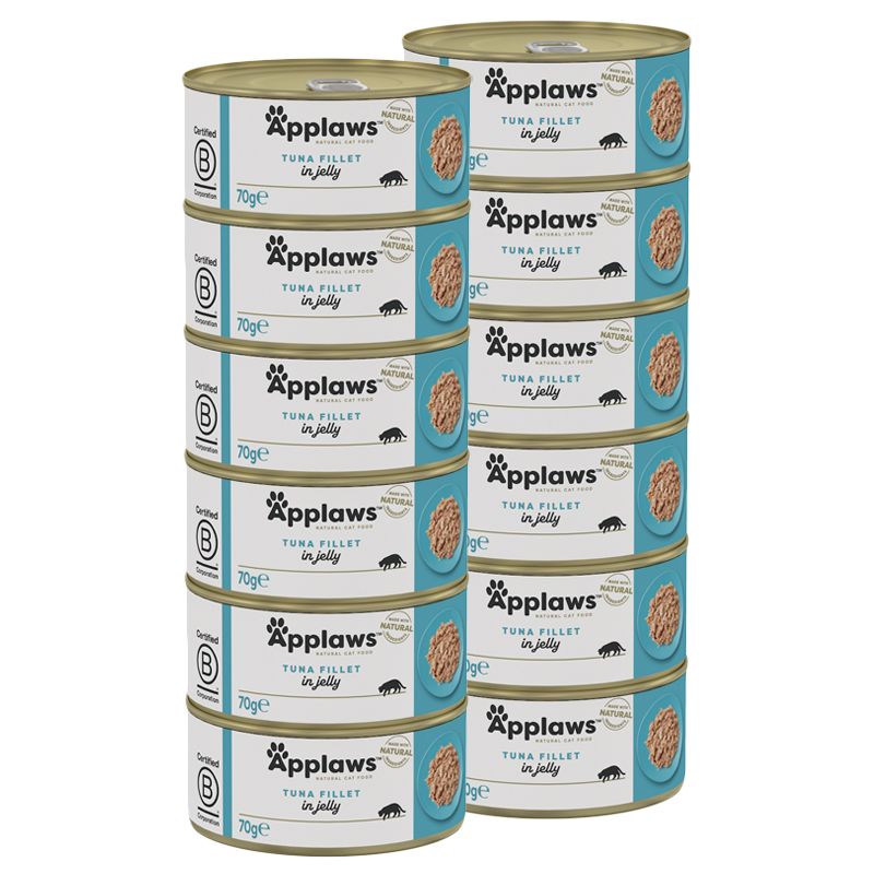 Applaws Konzerva za mačke s tunom u želeu 12 x 70 g