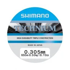 Shimano Technium 650m/0.305mm/8.5kg Siva