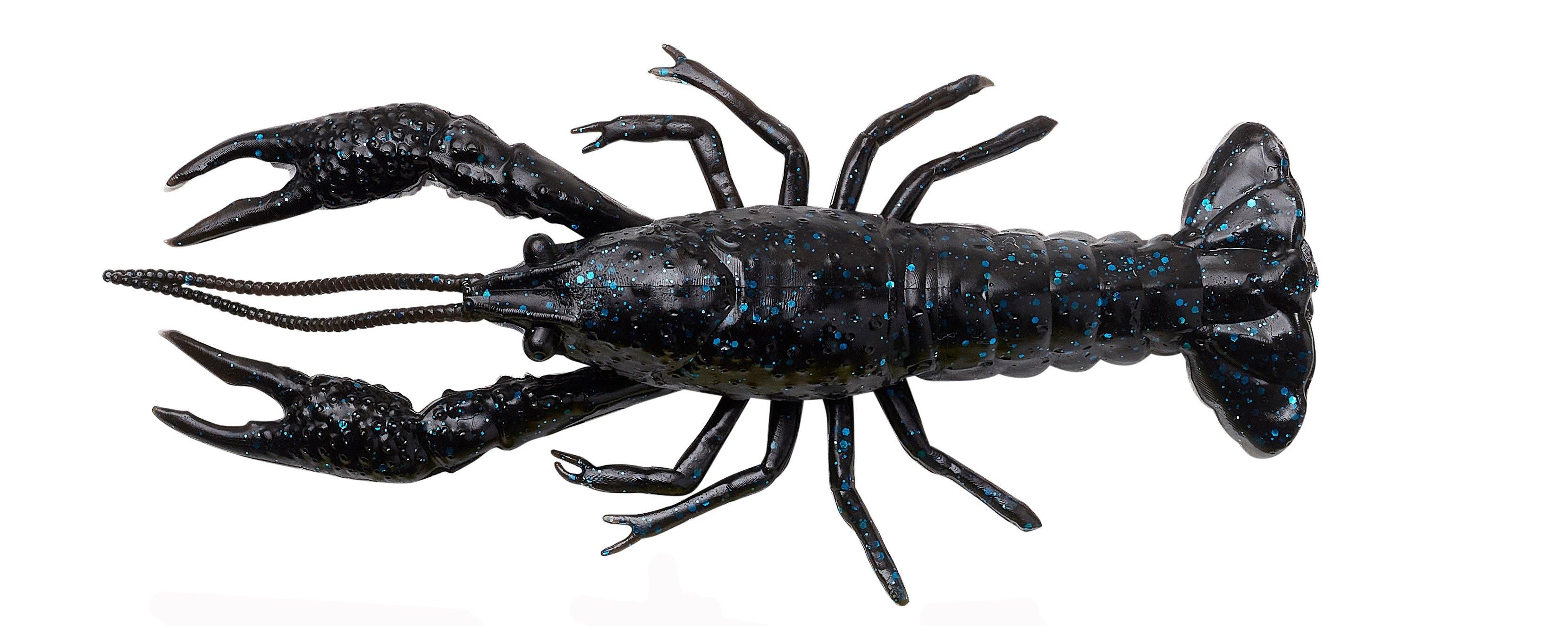 Savage Gear 4D CRAW 7.5 cm / 5.5 g / BLACK & BLUE / 6x