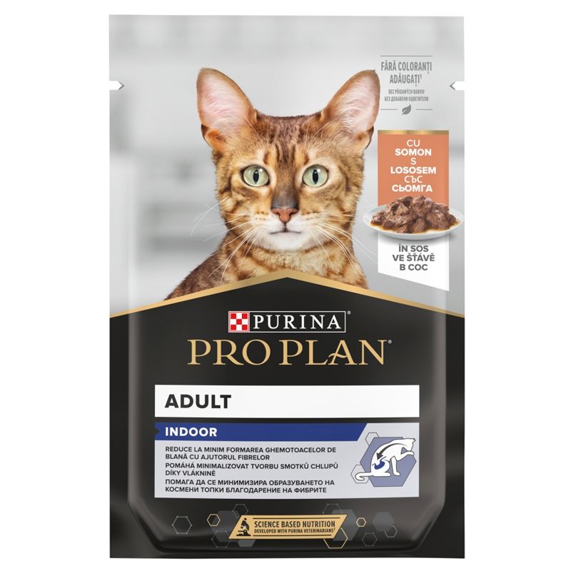 PRO PLAN CAT INDOOR konzerva Losos u umaku 85 g