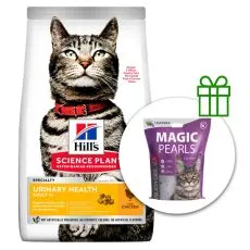 Hill's Science Plan Urinary Health suho krmivo za odrasle mačke s piletinom 7 kg + stelja GRATIS