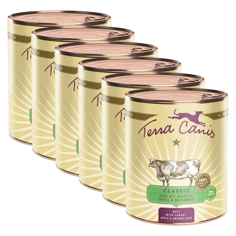 Terra Canis ﻿Beef with carrot, apple & natural rice 6 x 800 g