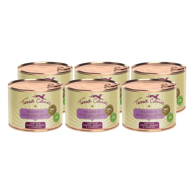 Terra Canis ﻿Game with pumpkin, amaranth & cranberry 6 x 200 g