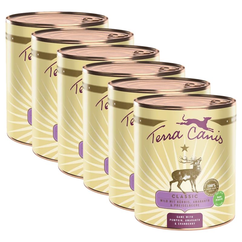 Terra Canis ﻿Game with pumpkin, amaranth & cranberry 6 x 800 g