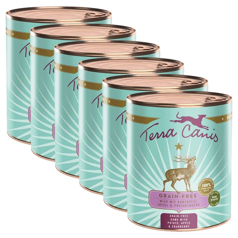 Terra Canis ﻿Grain-free Game with potato, apple & cranberry 6 x 800 g