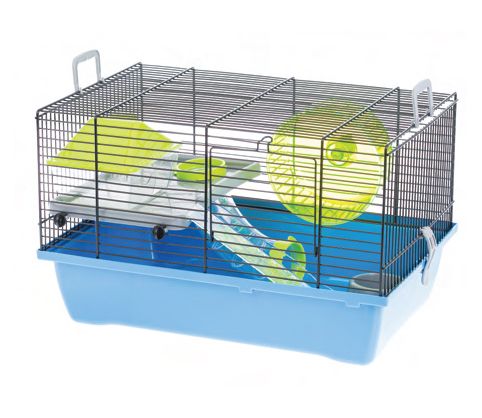 Kavez za glodavce GINO COLOR s tunelom 42 x 29 x 26 cm ZELENI