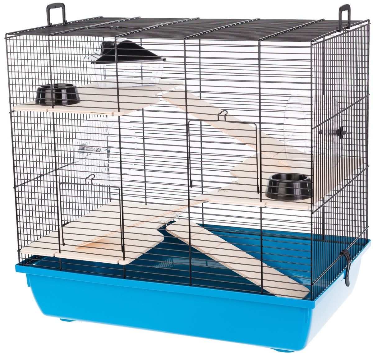 Kavez za glodavce REX III + Wood 58 x 38 x 55 cm PLAVA