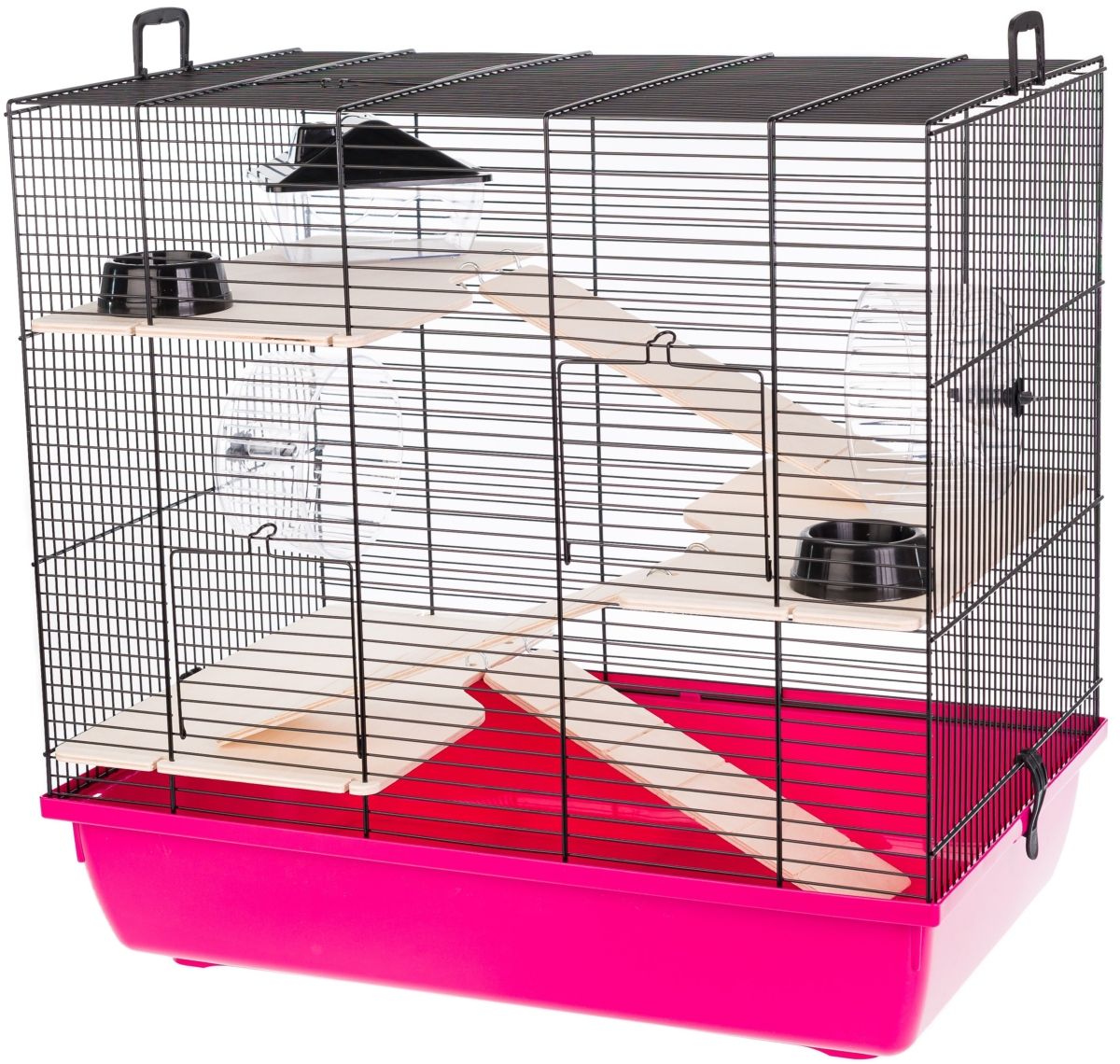 Kavez za glodavce REX III + Wood 58 x 38 x 55 cm ROZA
