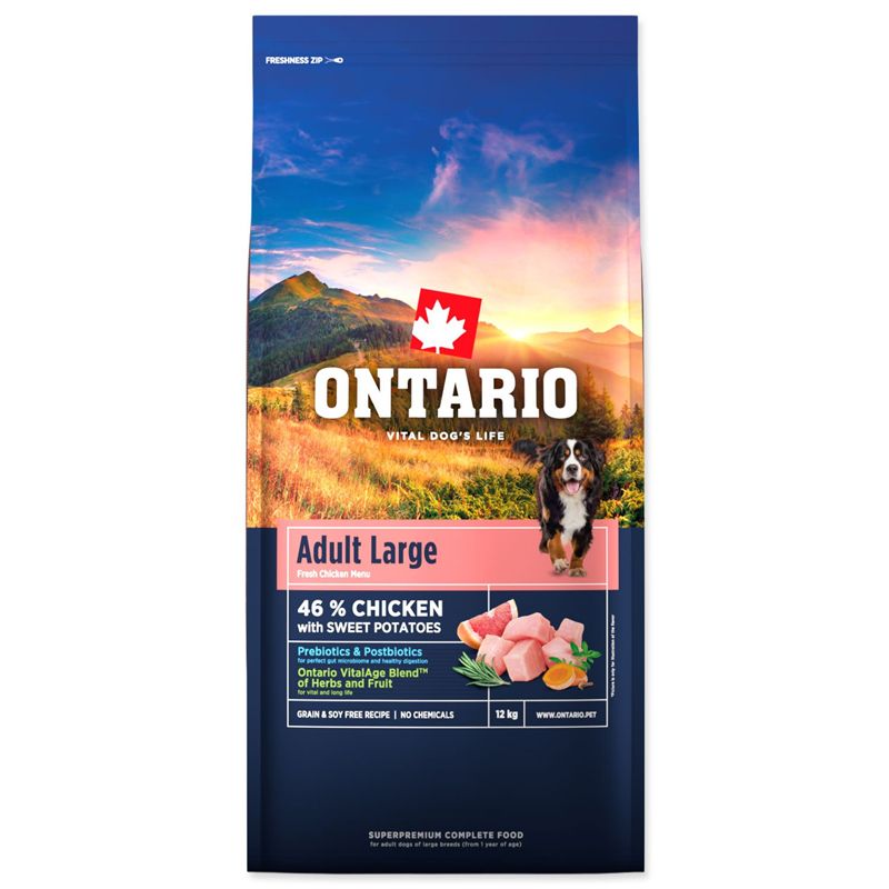 Ontario Adult Large Chicken & Sweet Potatoes 12 kg