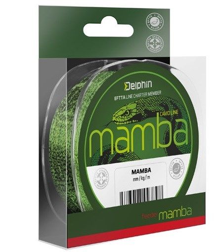 Delphin MAMBA Feeder / kamuflaža 0,26mm 5,2kg 300m