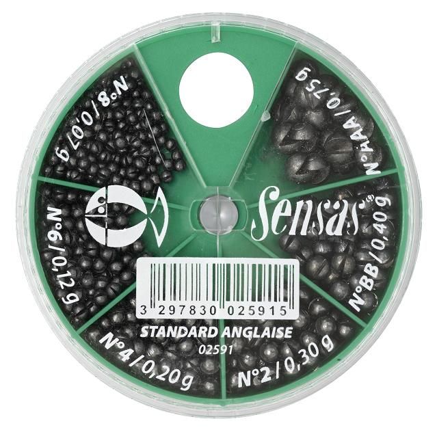 SENSAS Lead Shot Standard (0,07-0,75g)