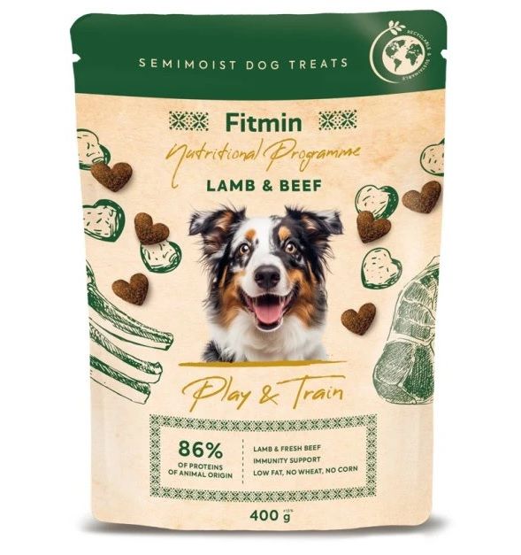 Fitmin Play & Train Jagnjetina & Govedina 400 g
