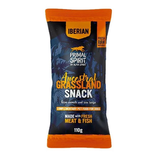 Primal Spirit Dog Iberian Ancestral Grassland Snack 110 g