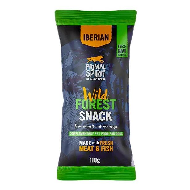 Primal Spirit Dog Iberian Wild Forest Snack 110 g