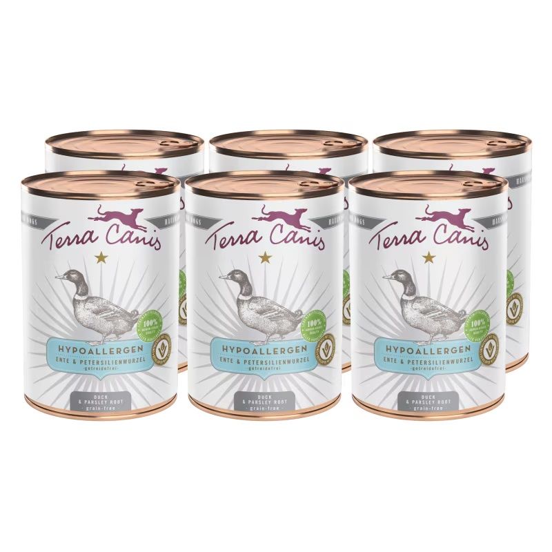 Terra Canis Hypoallergenic Duck & parsley root 6 x 400 g