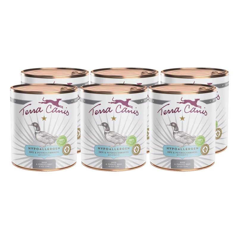 Terra Canis Hypoallergenic Duck & parsley root 6 x 800 g