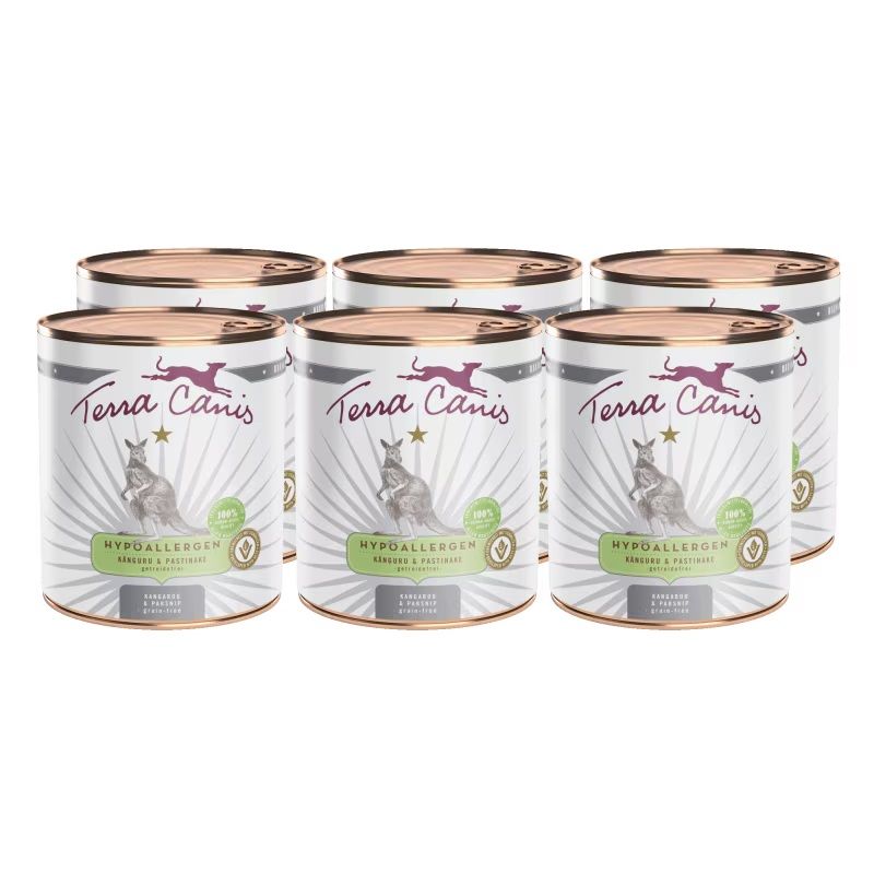 Terra Canis Hypoallergenic Kangaroo & parsnip 6 x 800 g