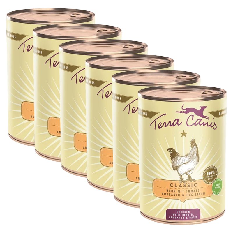 Terra Canis Chicken with tomato, amaranth & basil 6 x 400 g