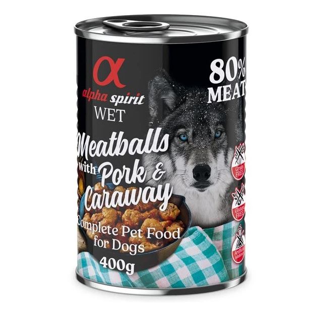 Alpha Spirit Meatballs - Svinjetina s kimom 400 g