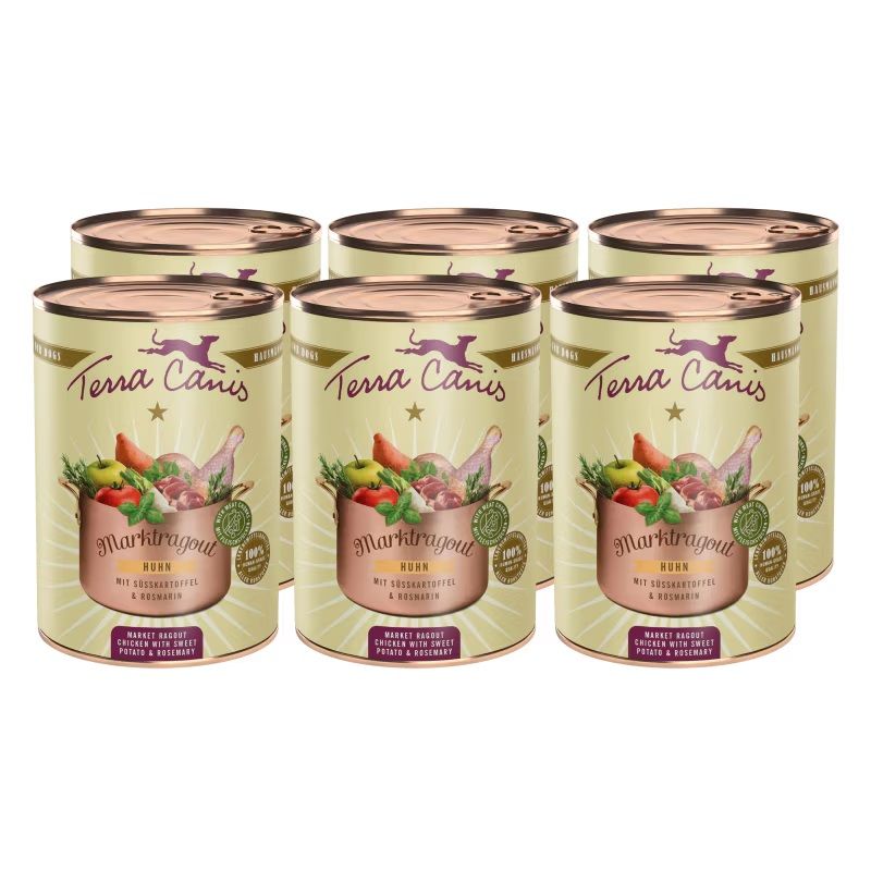 Terra Canis Market Ragout Chicken with sweet potato & rosemary 6 x 385 g