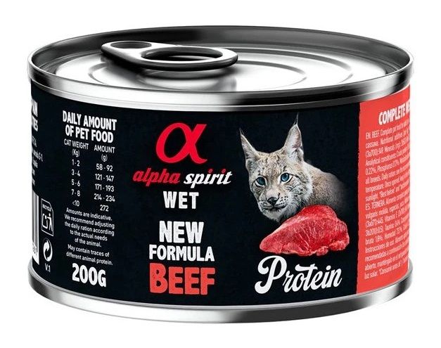 Alpha Spirit Cat Adult Beef Protein 200 g