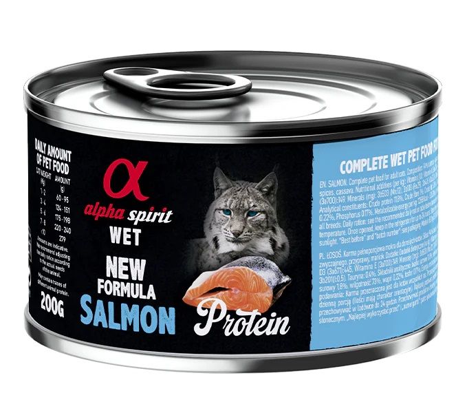 Alpha Spirit Cat Adult Salmon Protein 200 g