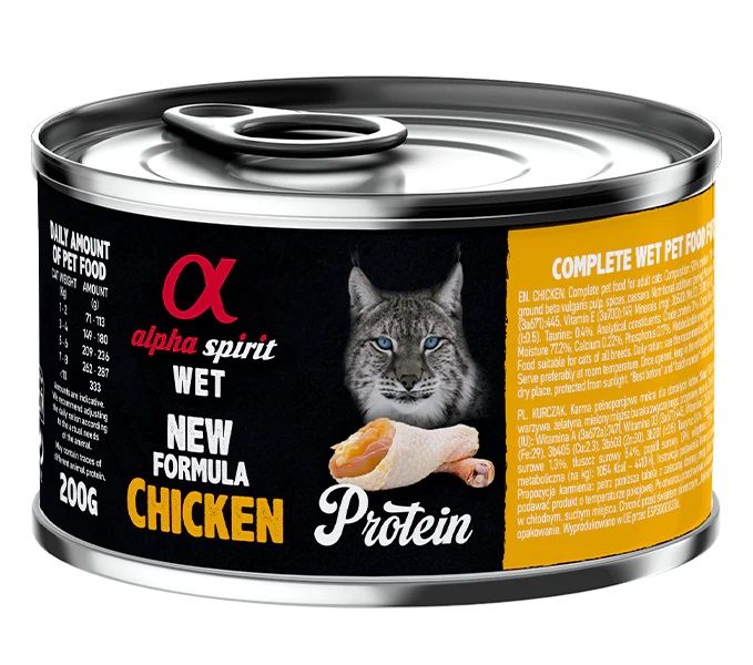 Alpha Spirit Cat Adult Chicken Protein 200 g