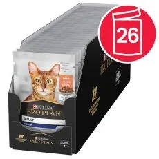PRO PLAN CAT INDOOR konzerva Losos u umaku 26 x 85 g