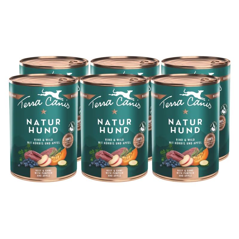 Terra Canis Naturhund Beef & Game 6 x 400 g
