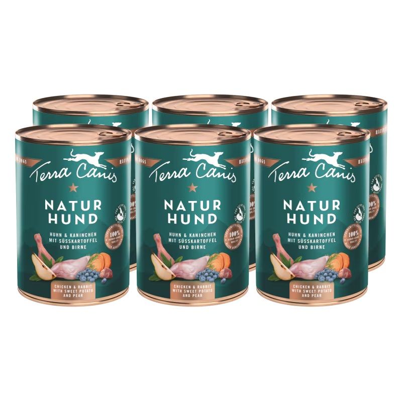 Terra Canis Naturhund Chicken & Rabbit 6 x 400 g
