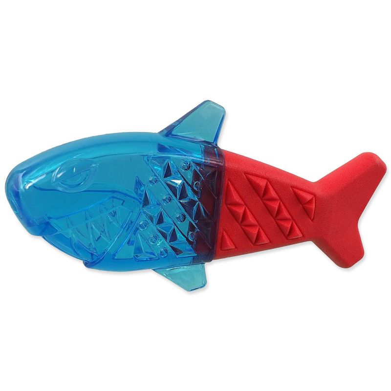 Dog Fantasy Chladiaci žralok červeno-modrý 18 cm