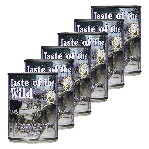TASTE OF THE WILD Sierra Mountain Canine - konzerva, 6 x 390g