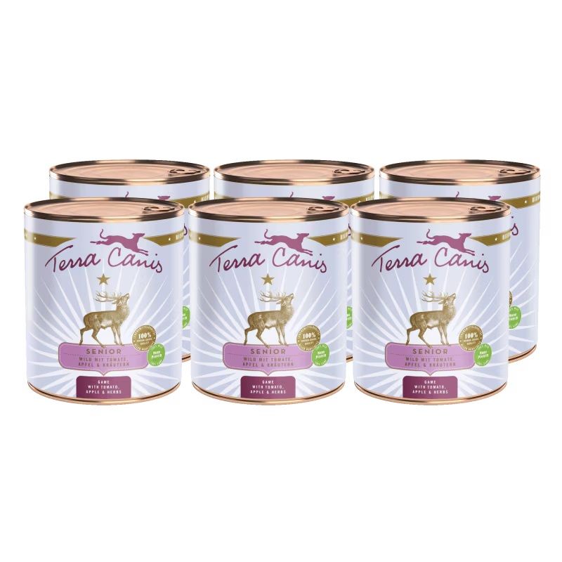 Terra Canis ﻿Senior Game with tomato, apple & herbs 800 g