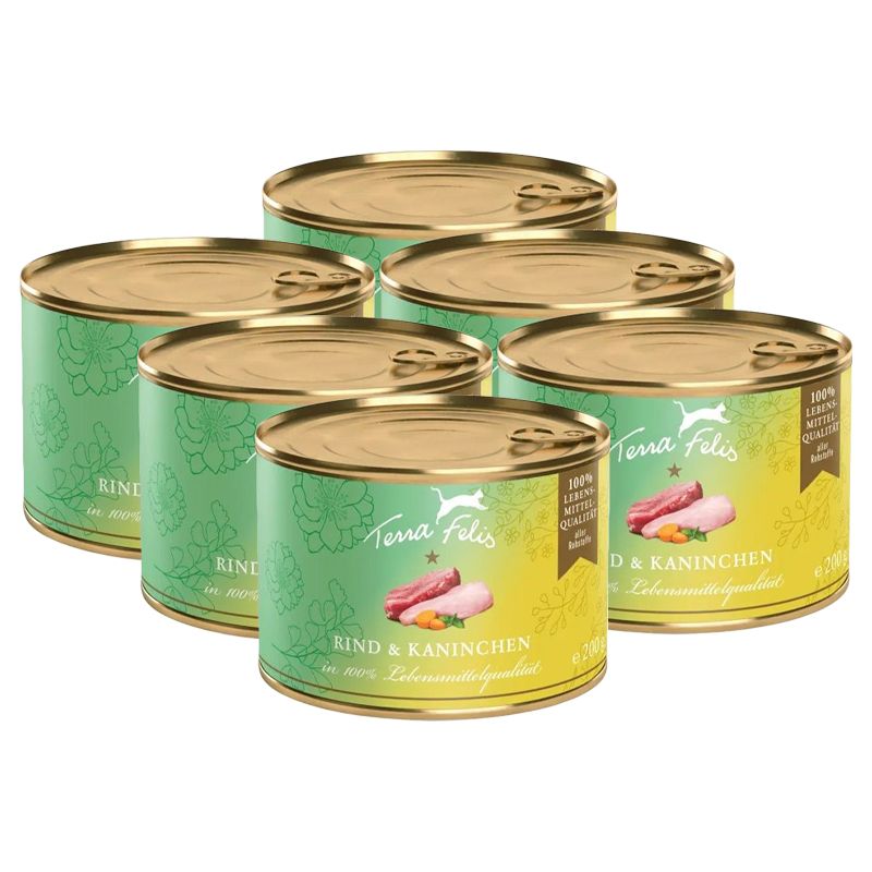 Terra Felis Beef & Rabbit 6 x 200 g