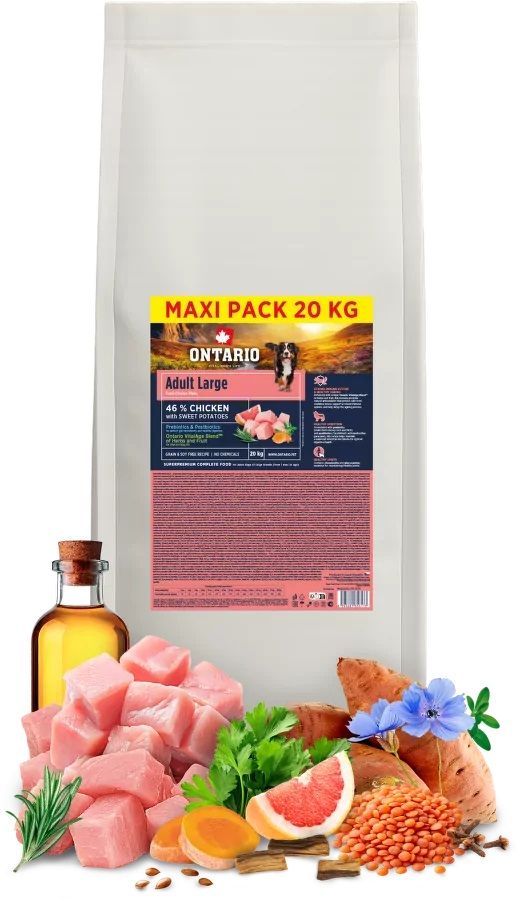 Ontario Adult Large Chicken & Sweet Potatoes 20 kg