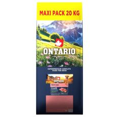 ONTARIO Adult Large - janjetina i riža 20 kg