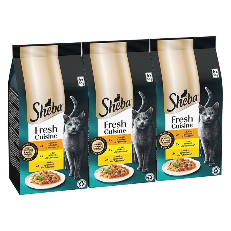 Sheba Fresh Cuisine Okus Rima vrećice u umaku 3 x (6x50g)