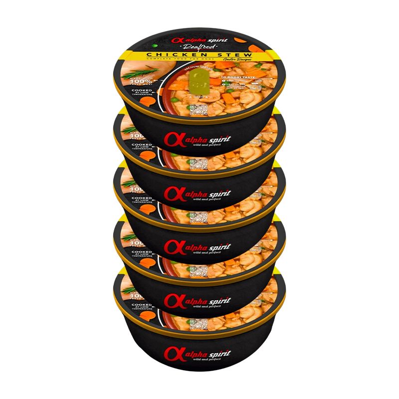 Alpha Spirit Dog Realfood Chicken Stew 5 x 280 g