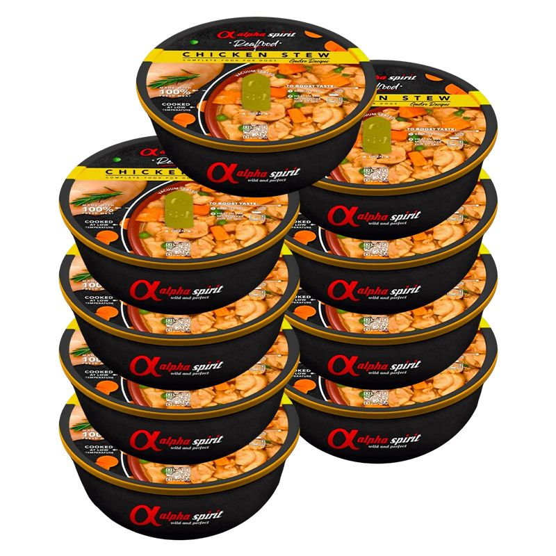 Alpha Spirit Dog Realfood Chicken Stew 9 x 280 g