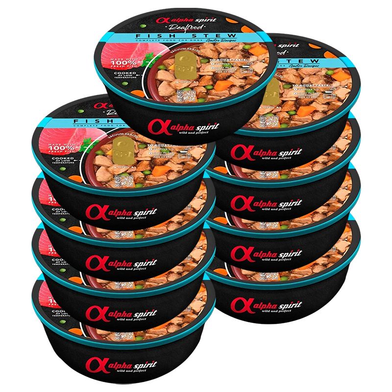 Alpha Spirit Dog Realfood Fish Stew 9 x 280 g
