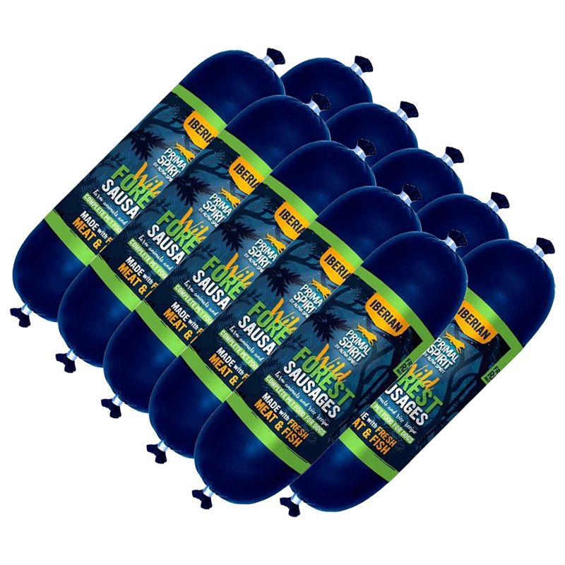 Primal Spirit Dog Iberian Wild Forest Sausage 10 x 1 kg