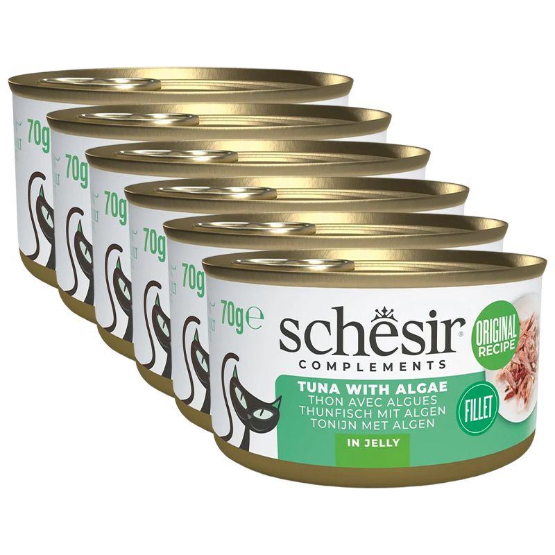 Schesir Complements Cat Tunjevina s morskom algom v želé 6 x 70 g