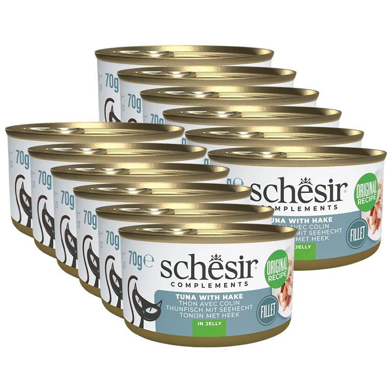 Schesir Complements Cat Tunjevina s morskom štukom v želé 12 x 70 g