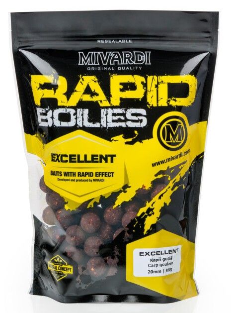 Mivardi Rapid Boilies Excellent Šaranski gulaš 950 g / 24 mm